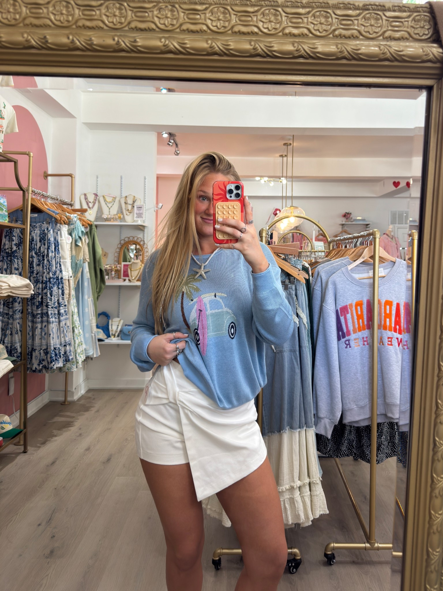 my fav skirt & sweater 💗

#LTKTravel #LTKSeasonal #LTKValentine