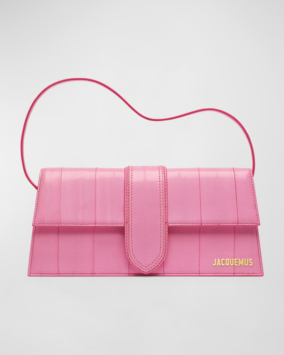 Le Bambino Long Leather Shoulder Bag | Neiman Marcus