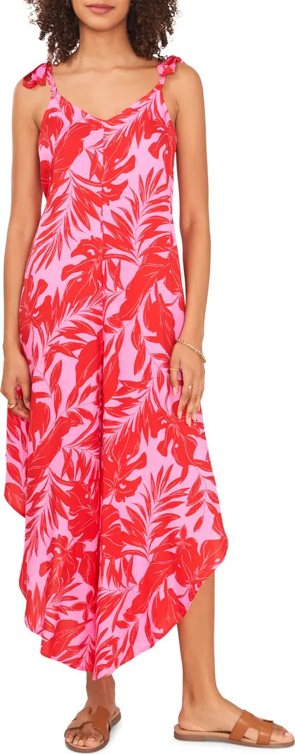 Vince Camuto Clarita Palm Wide Leg Jumpsuit | Nordstrom | Nordstrom