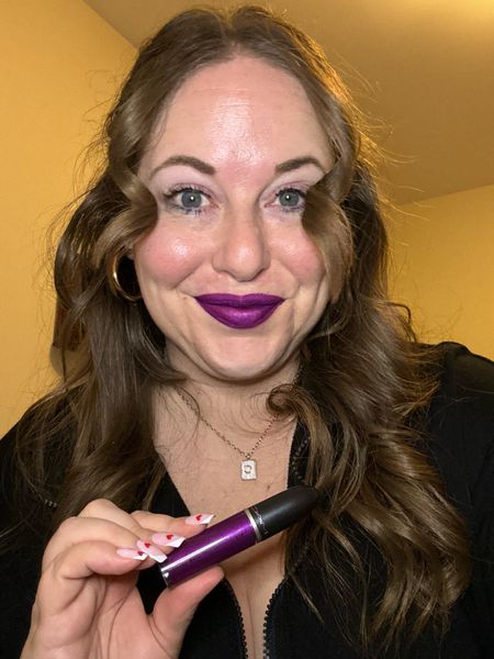 I love bold lip colors - this one has a metallic finish, but in a liquid lipstick form (aka it doesn’t budge). It’s gorgeous for winter and Valentine’s Day!

#LTKSeasonal #LTKbeauty