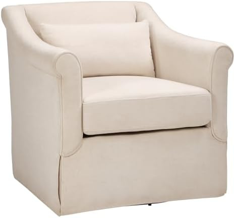 CANMOV Swivel Accent Chair, 360° Swivel Chair with Thick Padded Cushion, Swivel Square Chair Sui... | Amazon (US)