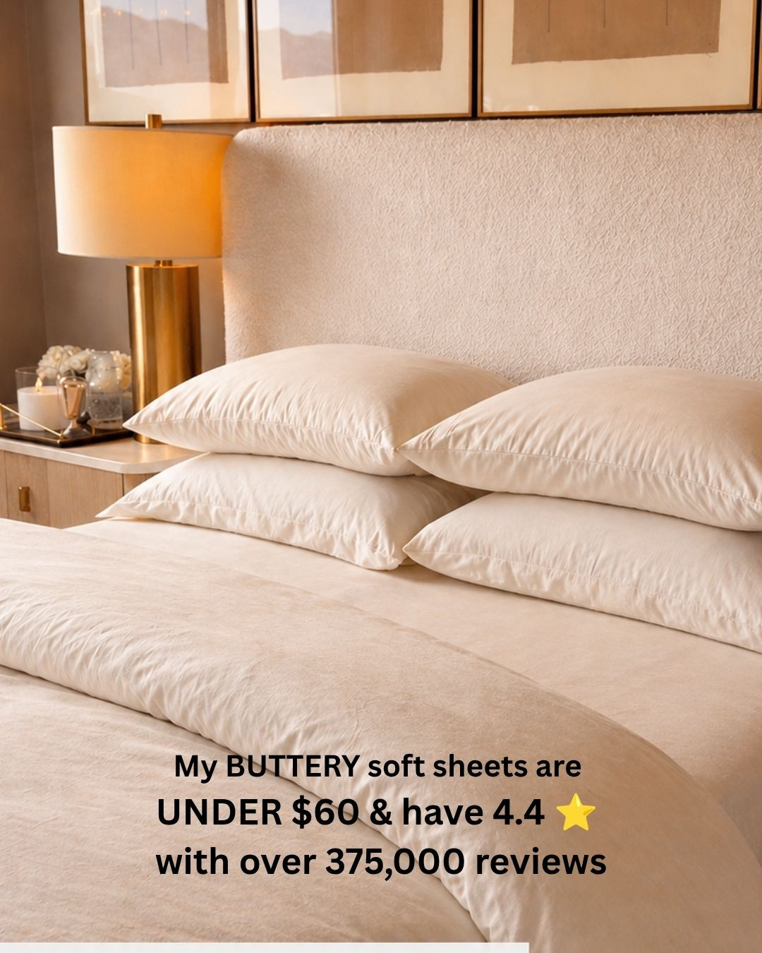 Soft as butter is exactly the right way to describe these sheets… I’m not exaggerating either. They’re unbelievably comfortable, super breathable, and somehow still budget‑friendly with consistently high reviews. Truly the perfect mix of cozy and affordable luxury. 


Summerthompsonstyles

---

soft sheets buttery bedding cozy bedroom affordable bedding high reviews comfortable sheets bedroom decor luxe bedding

#LTKU #LTKHome #LTKdayinmylife