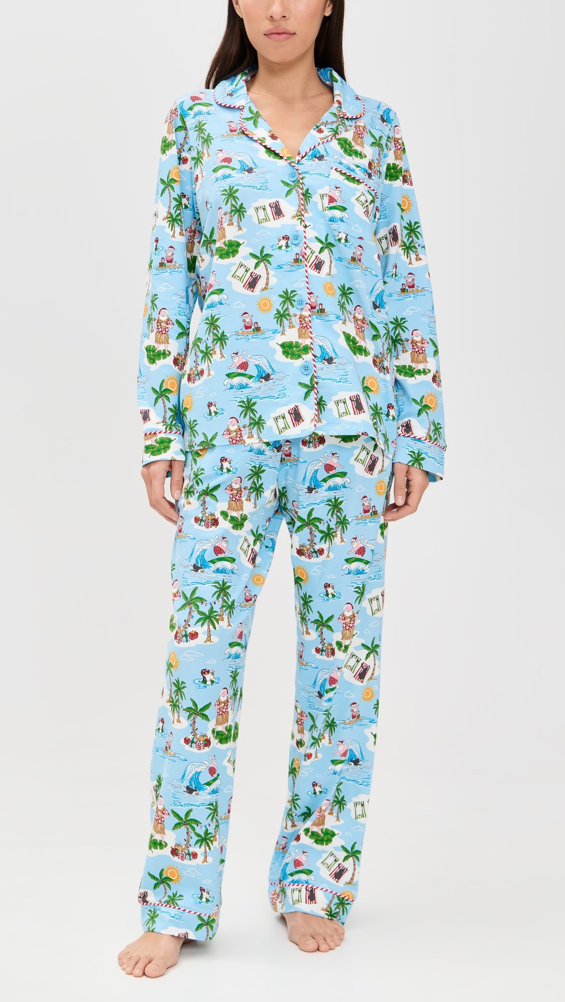 Surfin' Santa Classic Pajama Set | Shopbop