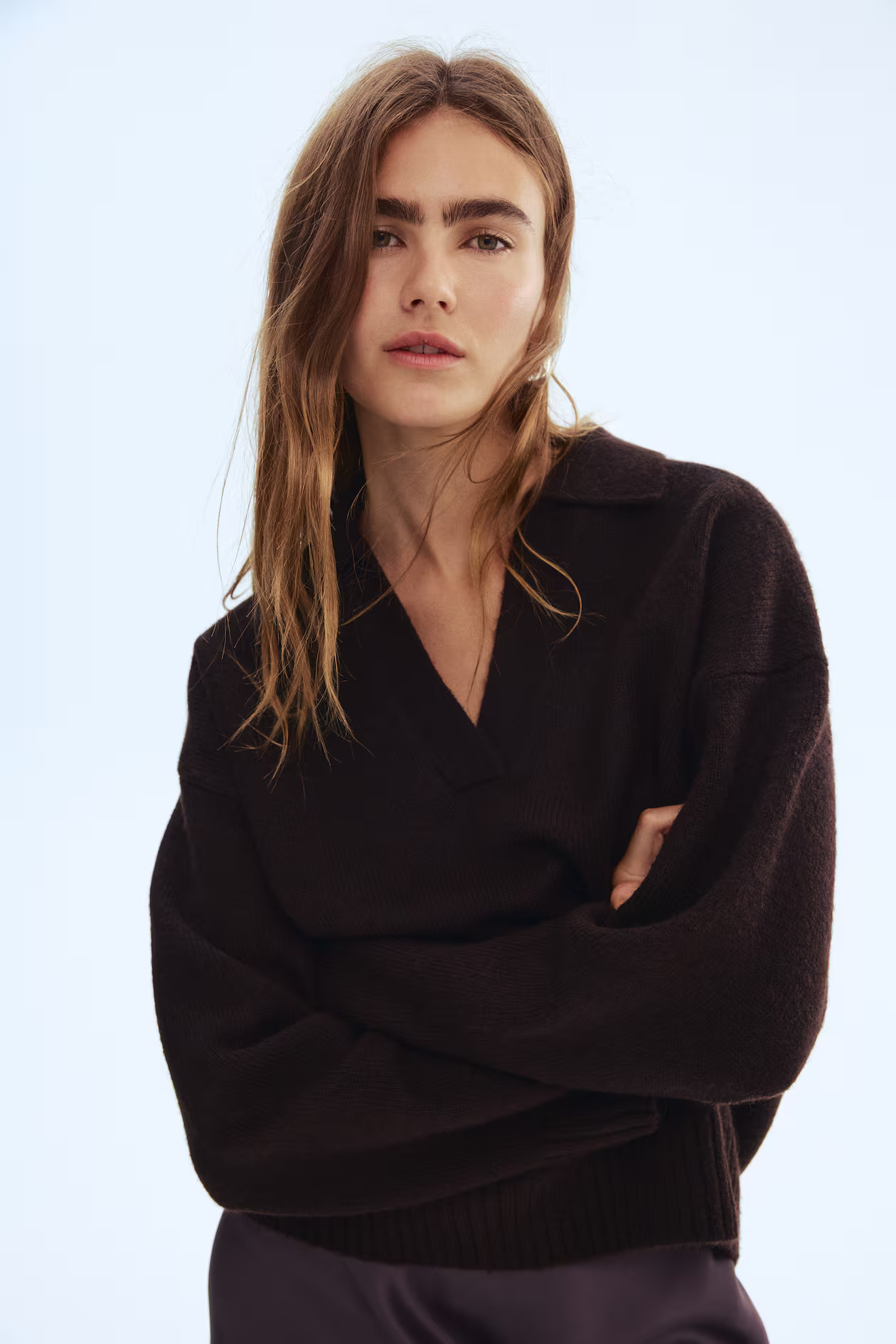 Fine-knit Collared Sweater | H&M (US + CA)