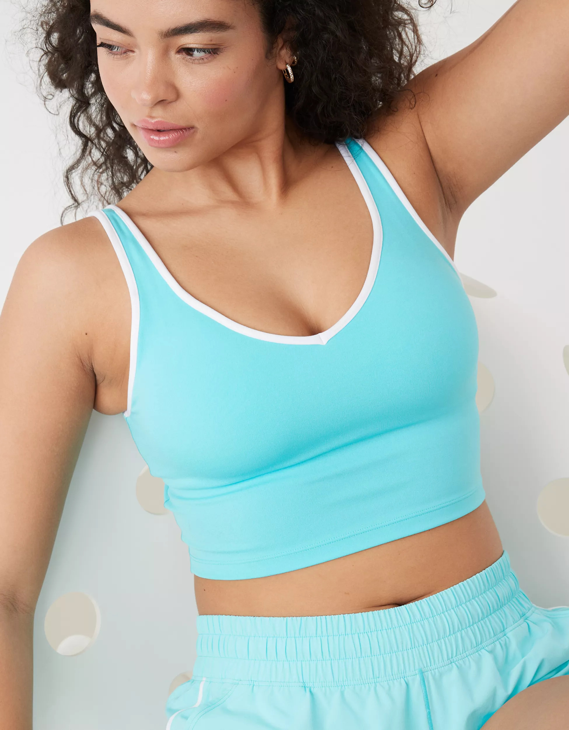 OFFLINE By Aerie Real Me Low Key Longline Sports Bra | Aerie