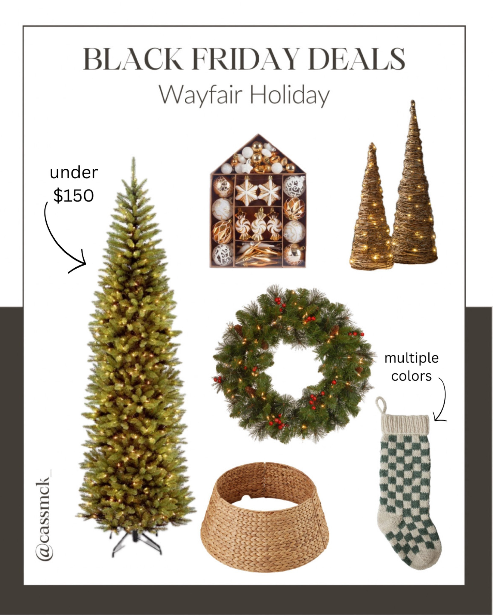 Favorite holiday finds from Wayfair! All on Black Friday sale right now! 

Christmas decor, holiday decor, Christmas decorations, affordable Christmas tree


#LTKsalealert #LTKSeasonal #LTKhome