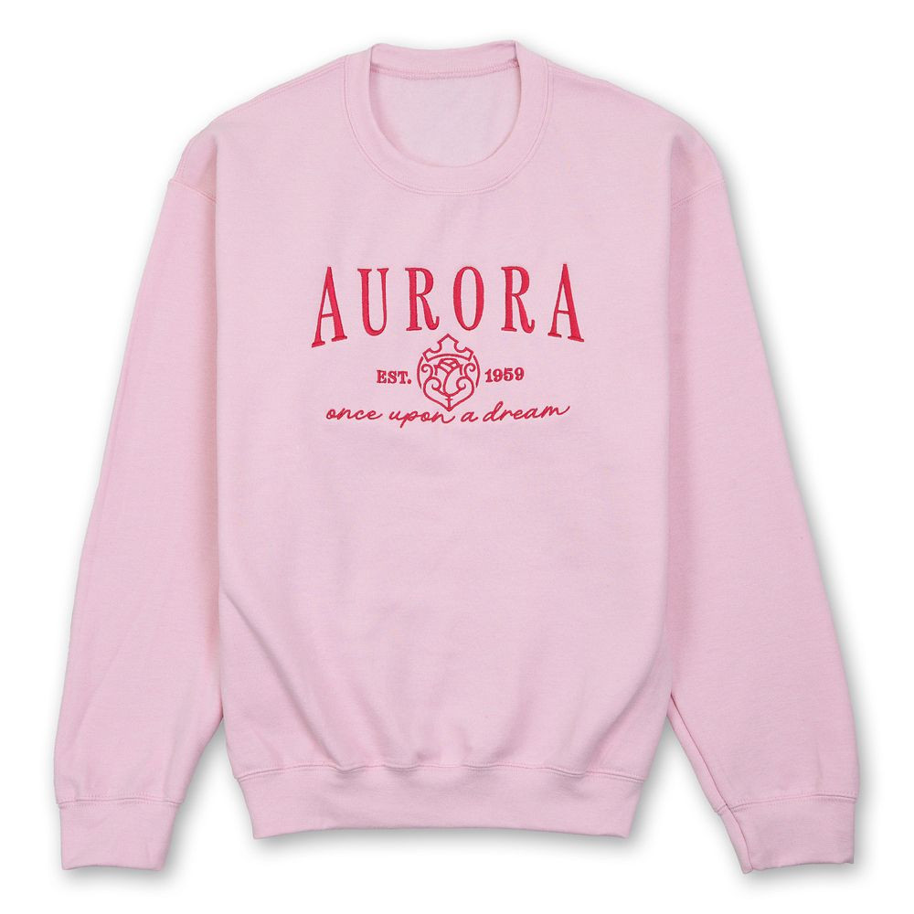 Aurora Embroidered Pullover Sweatshirt for Women – Sleeping Beauty | Disney Store