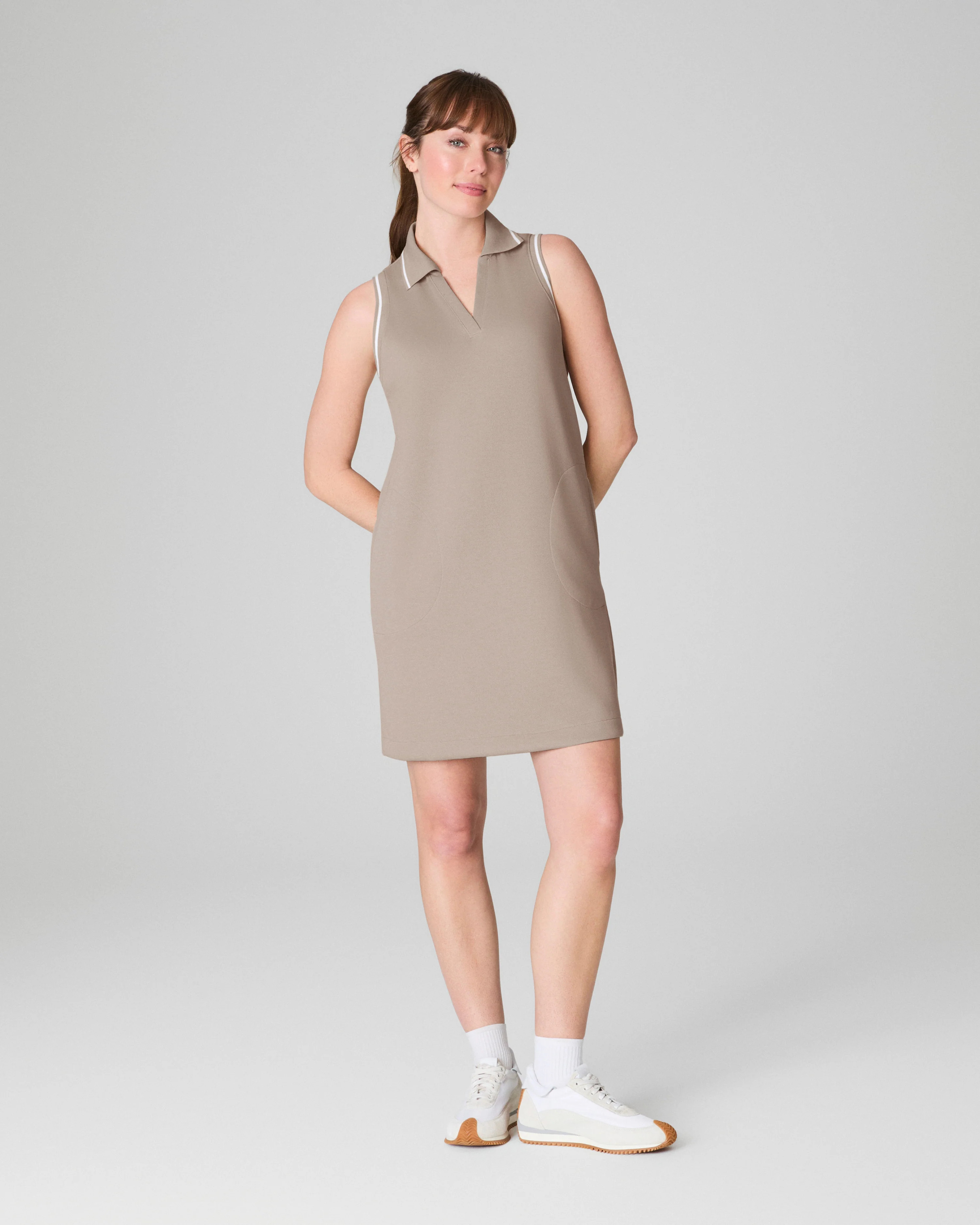 AirEssentials Pique Polo Tank in Light-as-Air Fabric | SPANX | Spanx