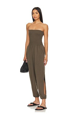 Bobi Sleeveless Jumpsuit in Troops from Revolve.com | Revolve Clothing (Global)
