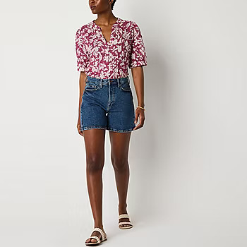 a.n.a Womens High Rise 5" Denim Short - JCPenney | JCPenney