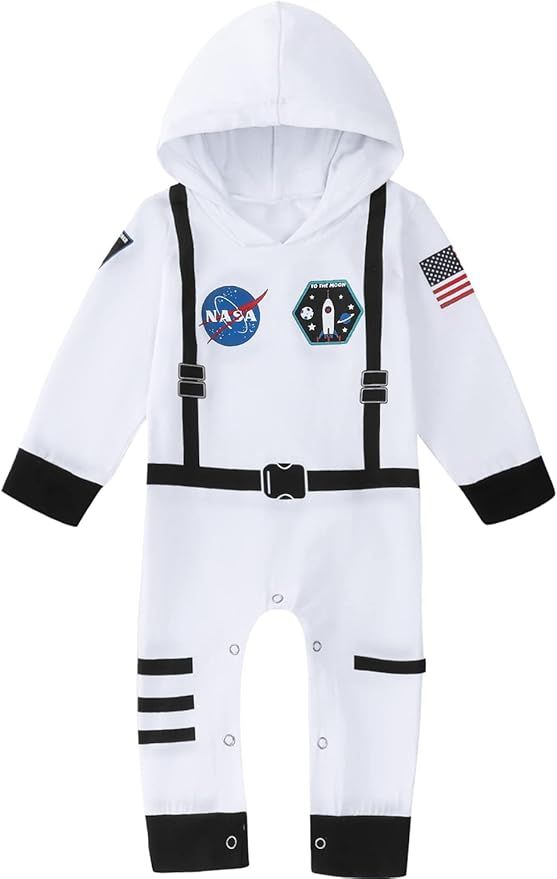 Baby Boy Halloween Costume Outfit Newborn Astronaut Costume Outfit | Amazon (US)