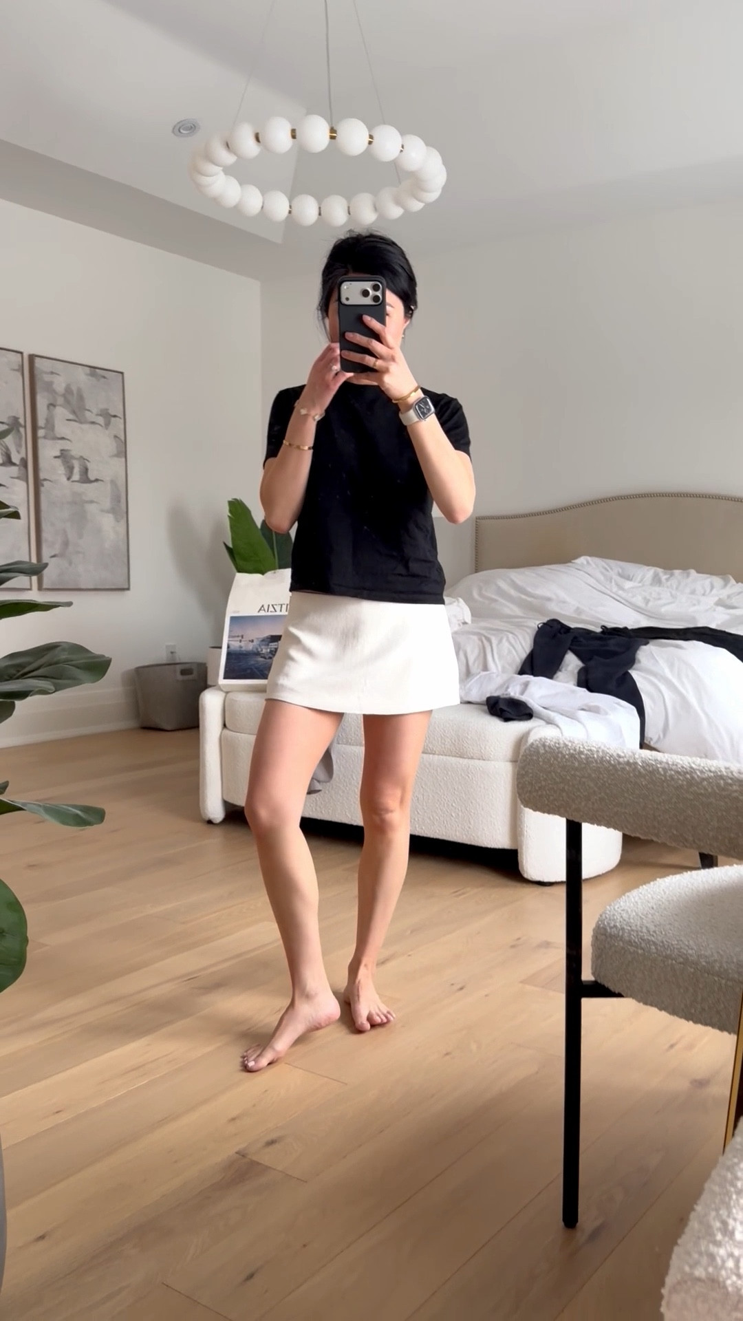 Easy “go to” this 🕶️

@Aritzia 

Summer outfit, basic outfit, easy ootd, mini skirt and t shirt, t shirt outfit, elevated basics, summer ootd, summer uniform 



