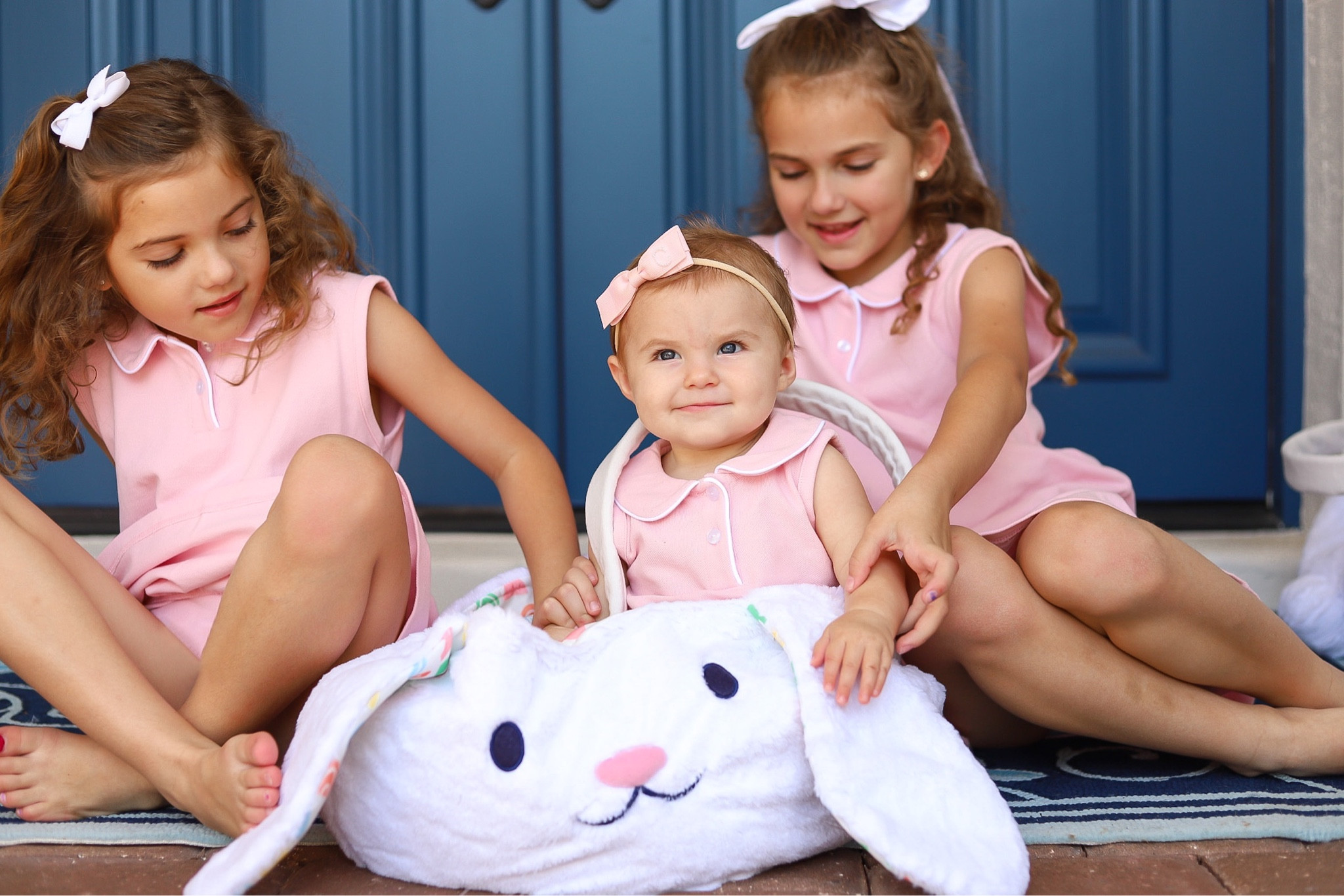 Filled our baskets with lots of Easter eggs this weekend, at least three egg hunts for the girls + a blessed Palm Sunday Mass.
•
The girls have the golden egg this year, their baby sister. Thank you @littleenglishclothing for the girls polo dresses, they will be worn now through Summer. Thee perfect clothing item for girls to wear for Summer camps, linked it through my @shop.ltk page.


#LTKstyletip #LTKbaby #LTKfamily