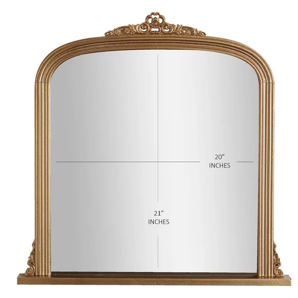 Dakarion Resin Framed Wall Mounted Mirror in Matte | Wayfair North America