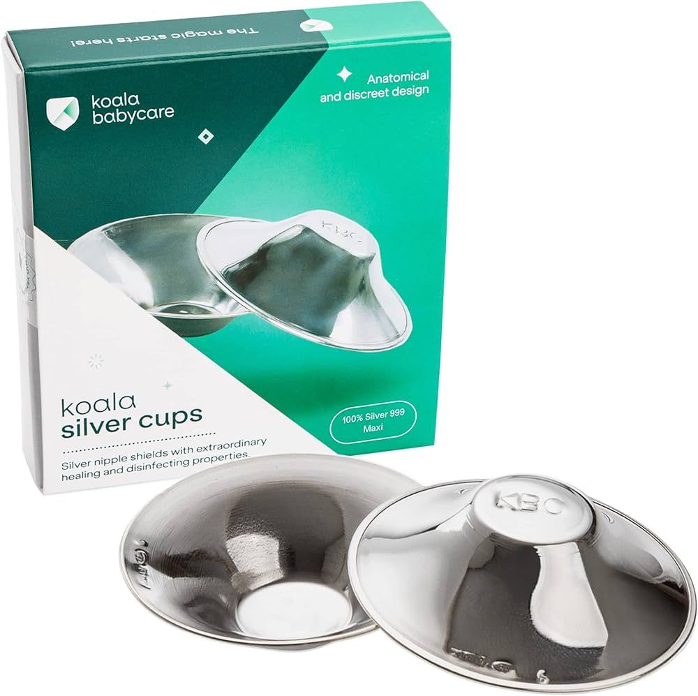 Koala Babycare The Original Nursing Cups 999 Silver – Nipple Shields for Nursing Newborn - Brea... | Amazon (US)