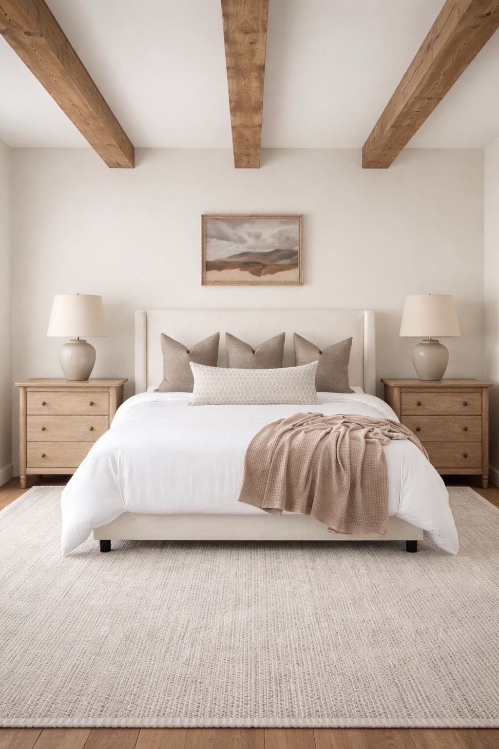 Bedroom decor ideas, cozy bedroom mood board, home decor, bedroom mood board, bedroom design, Tilly bed on sale, bedroom rug, affordable nightstands #bedroom

#LTKSaleAlert #LTKHome