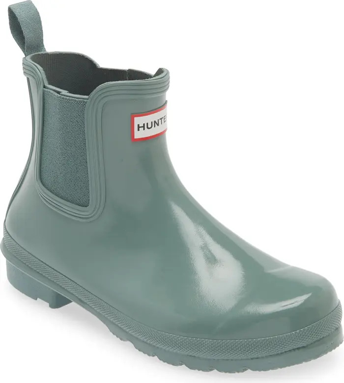 Hunter Original Gloss Waterproof Chelsea Boot (Women) | Nordstrom | Nordstrom