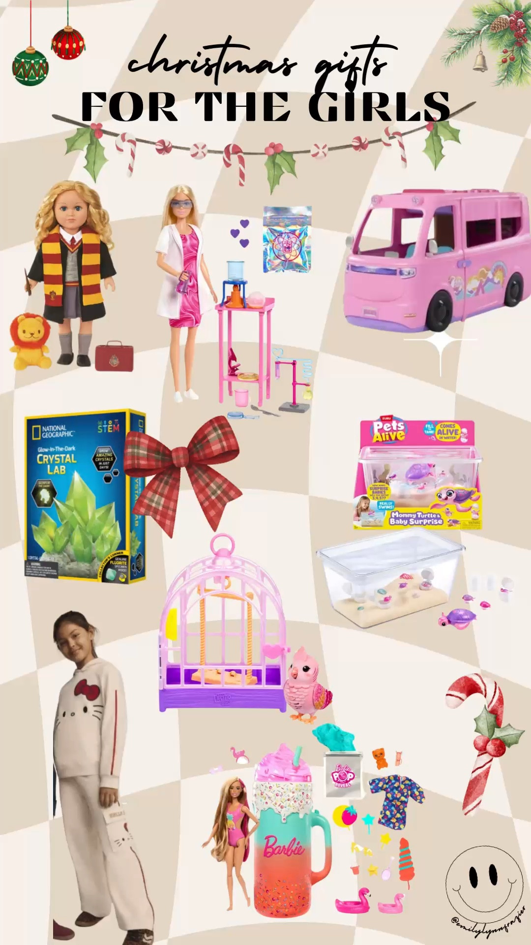 Gifts for the little girls -
Dolls
Barbies
Crystal growing kit
Alive animals

Everything is from Walmart and gets here before Christmas 

#LTKHoliday #LTKGiftGuide #LTKSaleAlert