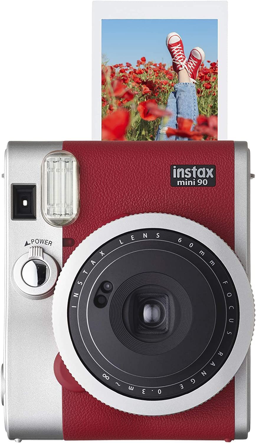 Fujifilm Instax Mini 90 Neo Classic Camera, Instant Film Camera, USA - Red | Amazon (US)