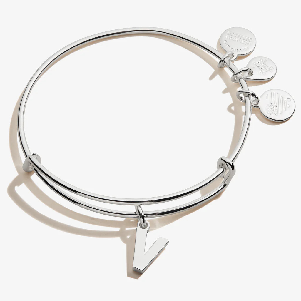 Initial V Charm Bangle | Alex and Ani