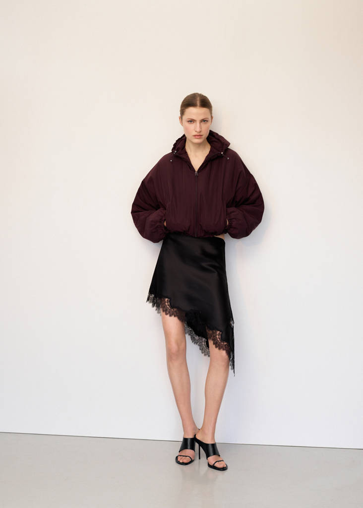 Oversized hooded jacket maroon - Women - M - MANGO | MANGO (UK)