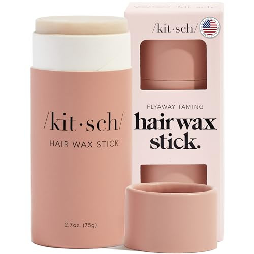 Kitsch Hair Wax Stick for Women & Men - Anti-Frizz and Fly Away Hair Tamer, No Residue Hair Finishing Stick | All Day Hold Styling Product - 2.7 oz | Amazon (US)