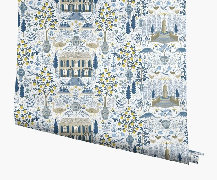 Indigo Camont Wallpaper | Rifle Paper Co.