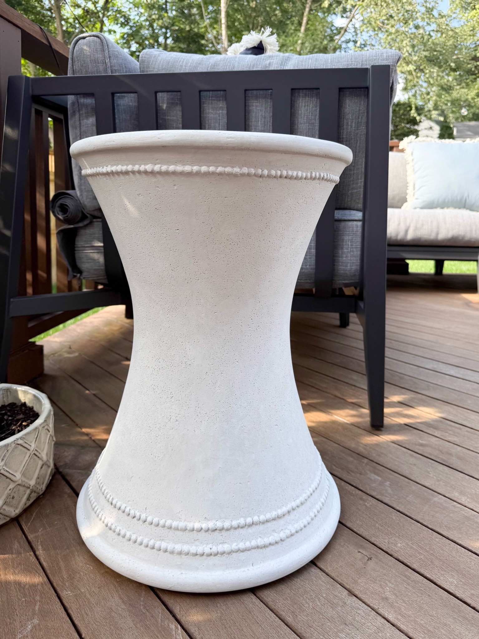 An outdoor accent table is such a useful little piece for a patio or porch. I love one that adds texture and style while still giving you an easy spot for drinks, books, or a lantern when you’re spending time outside.

outdoor accent table, patio side table, outdoor furniture, porch decor, backyard furniture, patio styling, outdoor living space, small outdoor table, outdoor entertaining, neutral patio decor, backyard decor, girlonthehudson

#LTKHome #LTKSeasonal #LTKdayinmylife