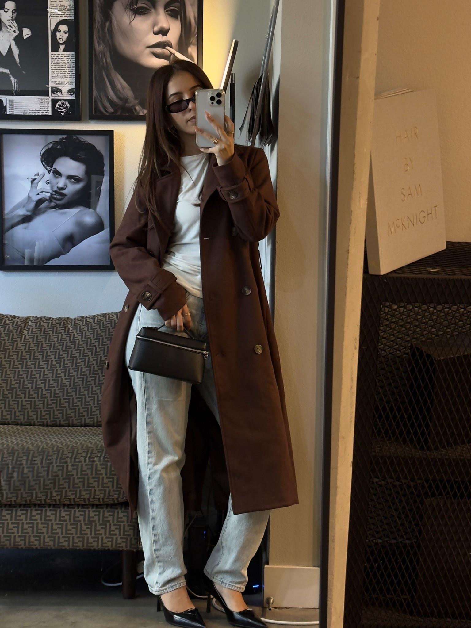 SUEDE TRENCH COAT 

#LTKootd #LTKWorkwear #LTKFindsUnder100