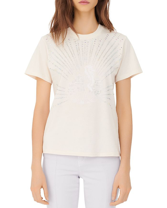 Maje
            
    
                    
                        Telly Cotton Rhinestone Embel... | Bloomingdale's (US)