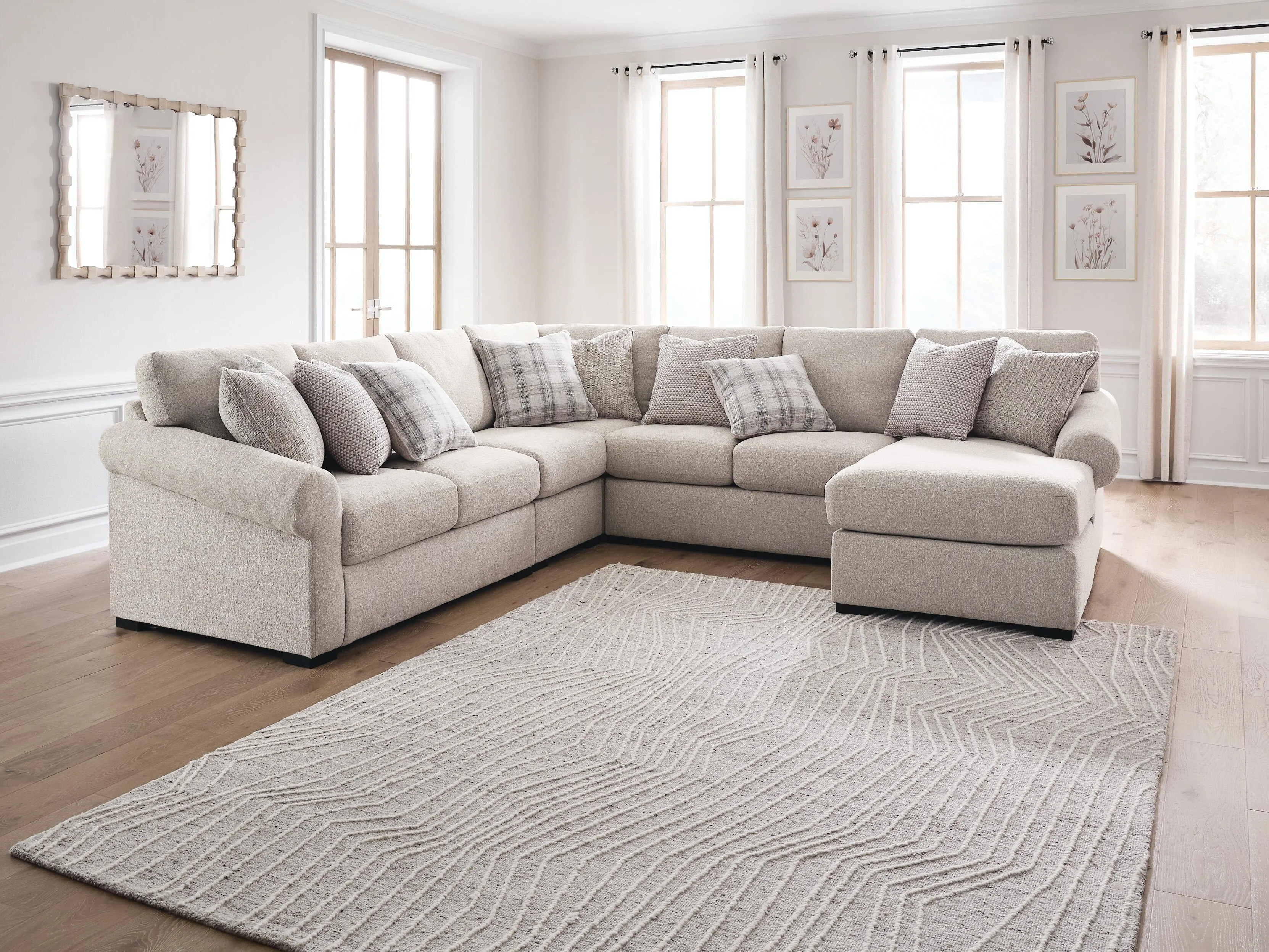 Bridgemont 5-Piece Sectional with Chaise | Ashley | Ashley