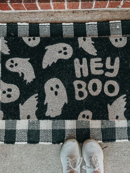 Hey boo👻 outdoor Halloween rug

#LTKhome #LTKSeasonal #LTKHalloween