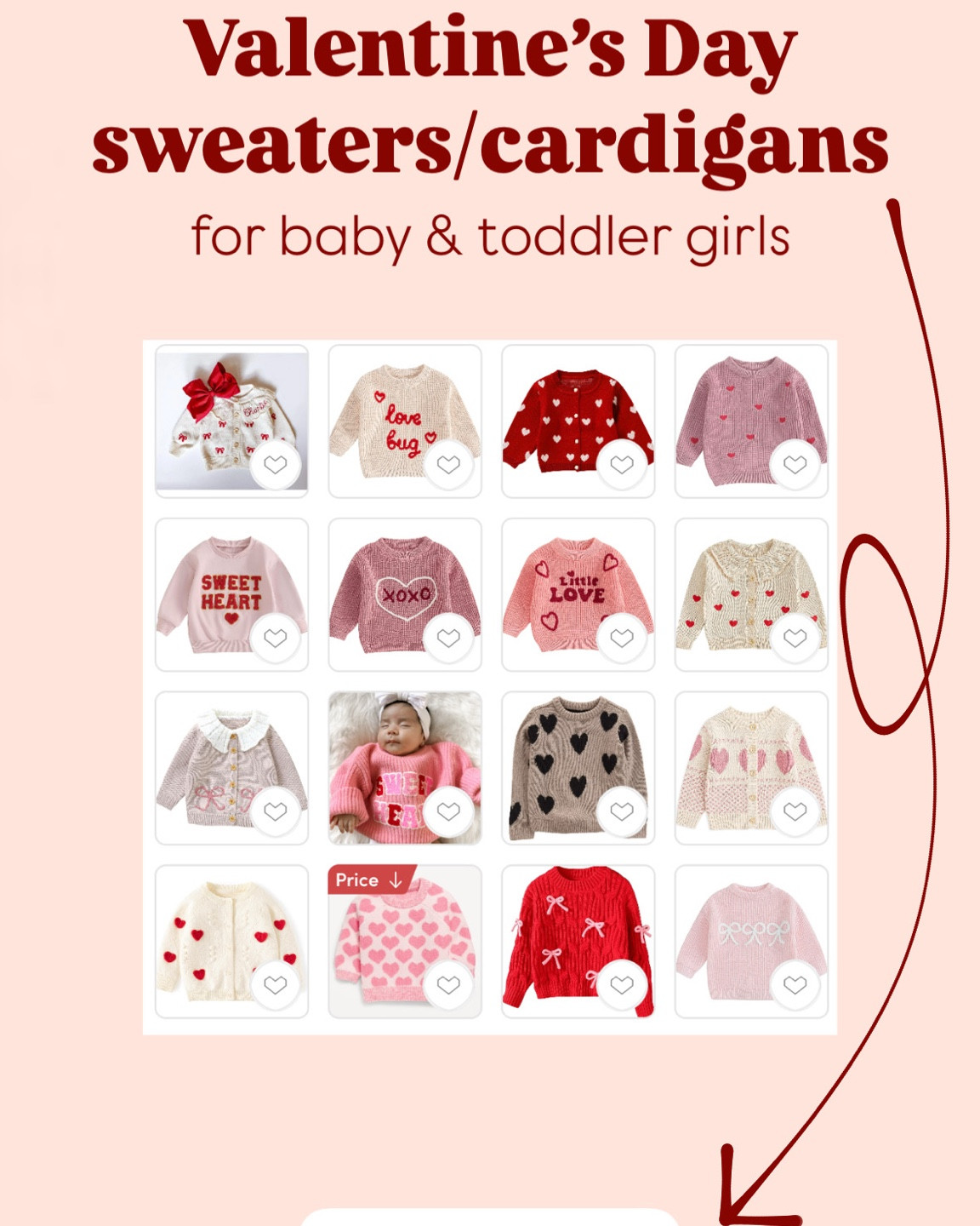 Adorable Valentine’s Day sweaters/cardigans for baby and toddler girls💕

#LTKGiftGuide #LTKBaby #LTKSeasonal