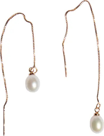 seree Lilith pearl thread earrings | Nordstrom | Nordstrom