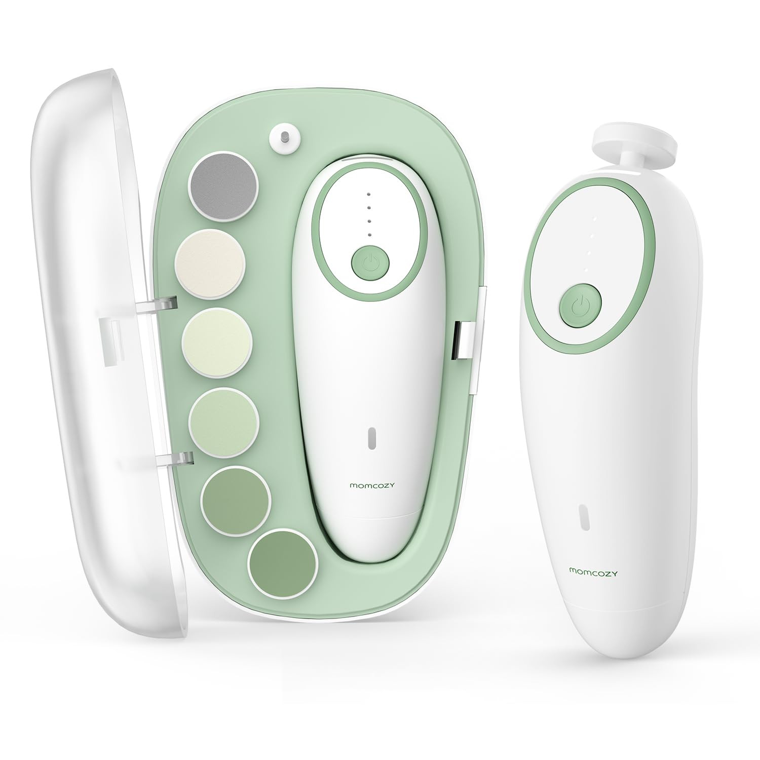 Momcozy Baby Nail File Electric, Gentle Baby Nail Trimmer Electric, Baby Nail Clipper with Night ... | Amazon (US)