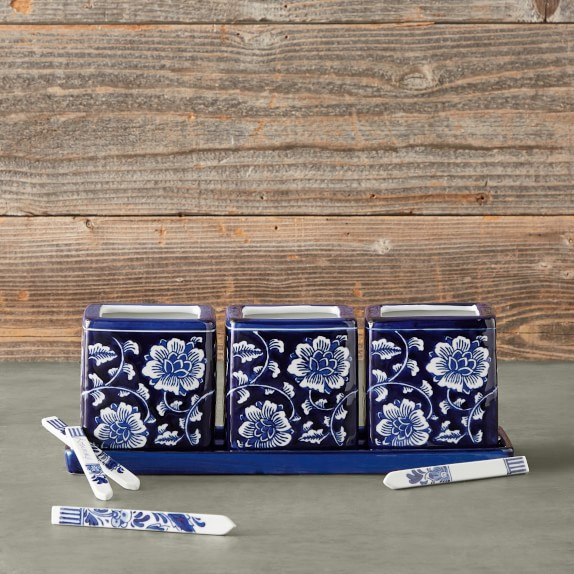 Blue & White Herb Starter Set | Williams-Sonoma