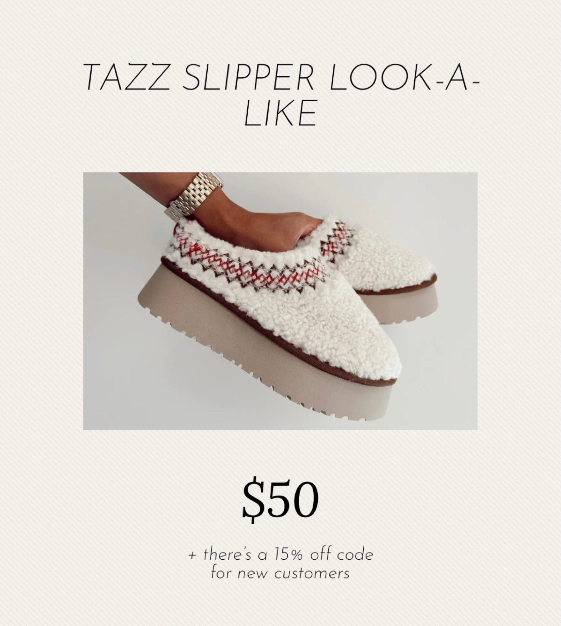 Ships the first of November! UGG TAZZ look-a-like 

#LTKGiftGuide #LTKfindsunder100 #LTKshoecrush