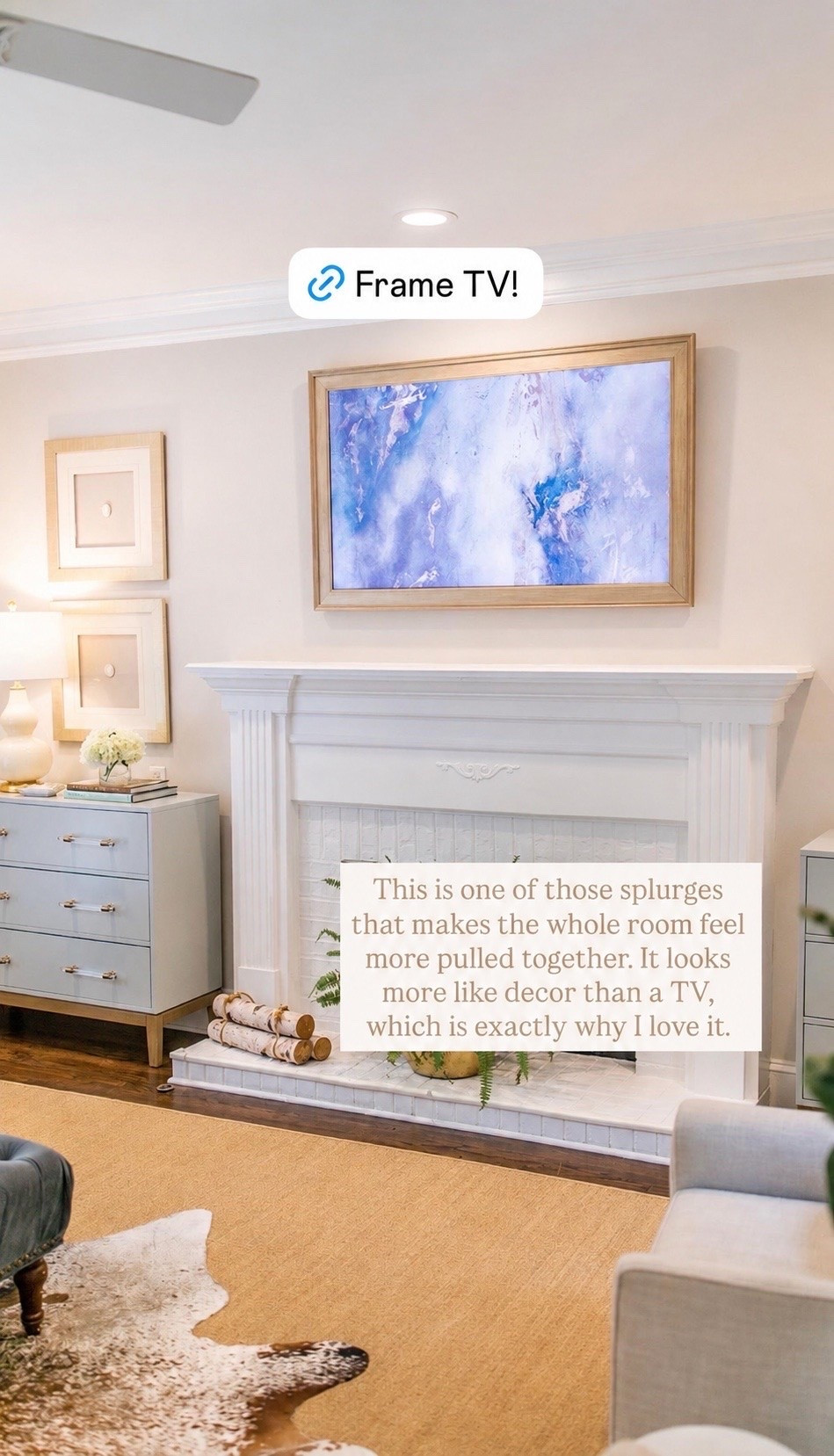 This is one of those splurges that keep the room pulled together and I love that. It looks like decor!

#LTKmomlife #LTKHome