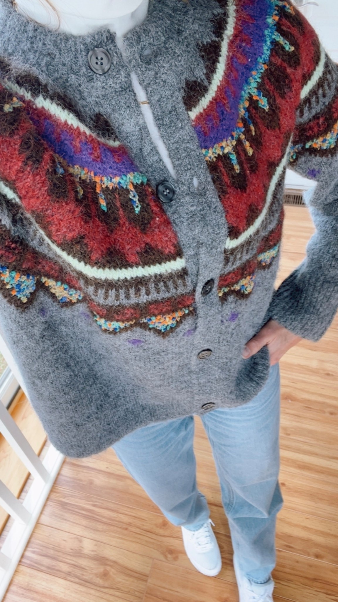 Fair isle cardigan from urban outfitters. Black Friday deals. 

#LTKFindsUnder50 #LTKOver40 #LTKCyberWeek