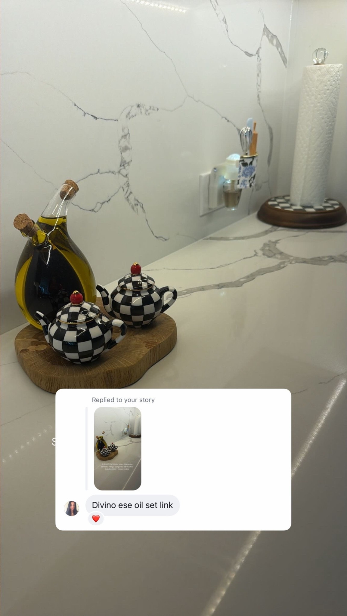 Cutest oil dispenser. Linking everything in the pic if interested 🫶🏼
 @MacKenzie-Childs

#LTKvlog #LTKfoodie #LTKHome
