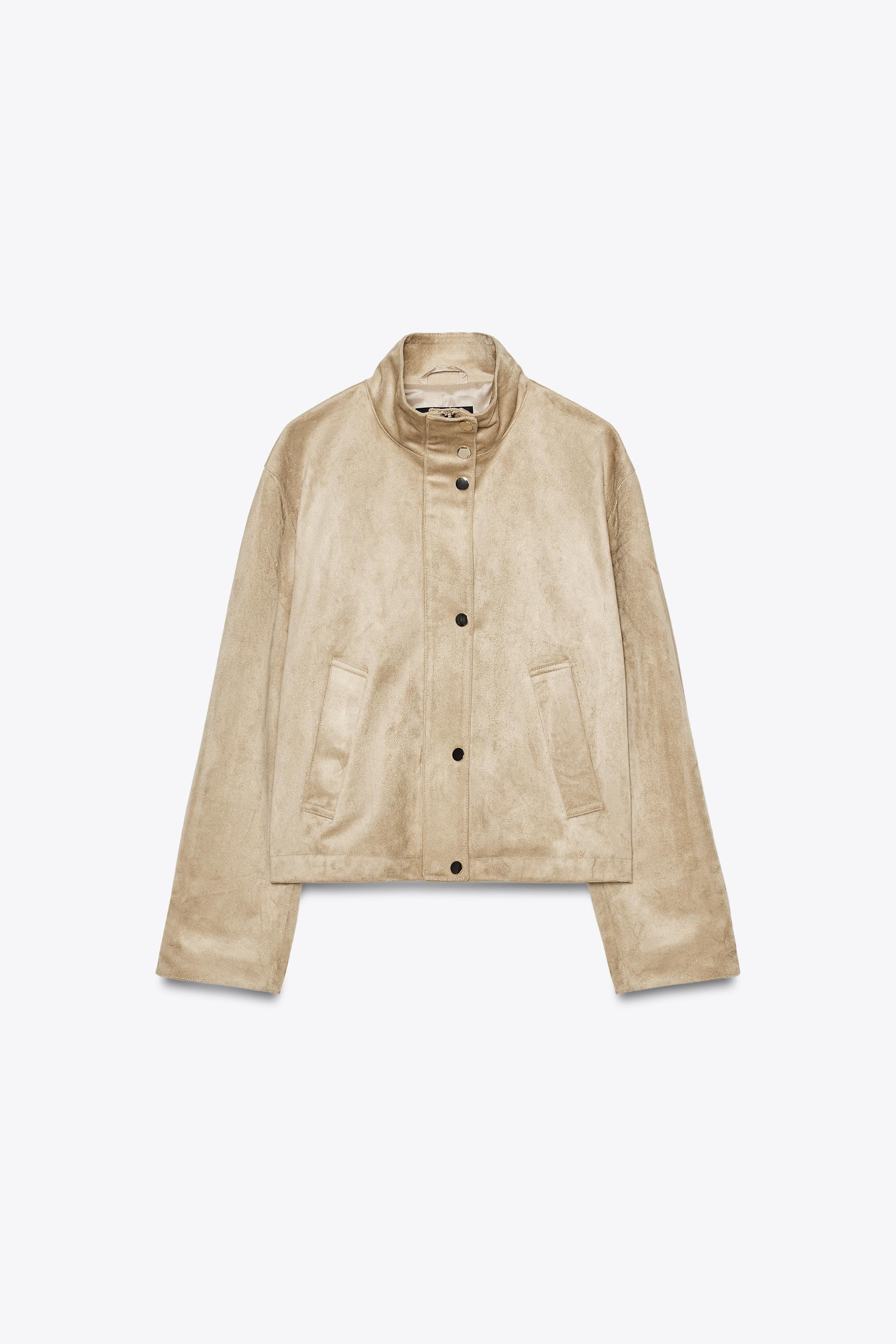 FAUX SUEDE JACKET | Zara US