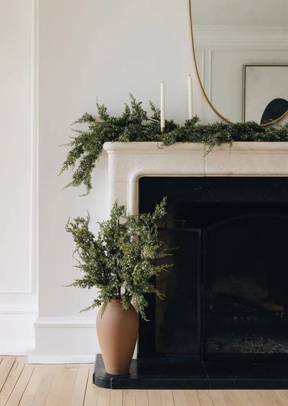 Artificial Juniper and Berry Winter Branch - 30" | Afloral