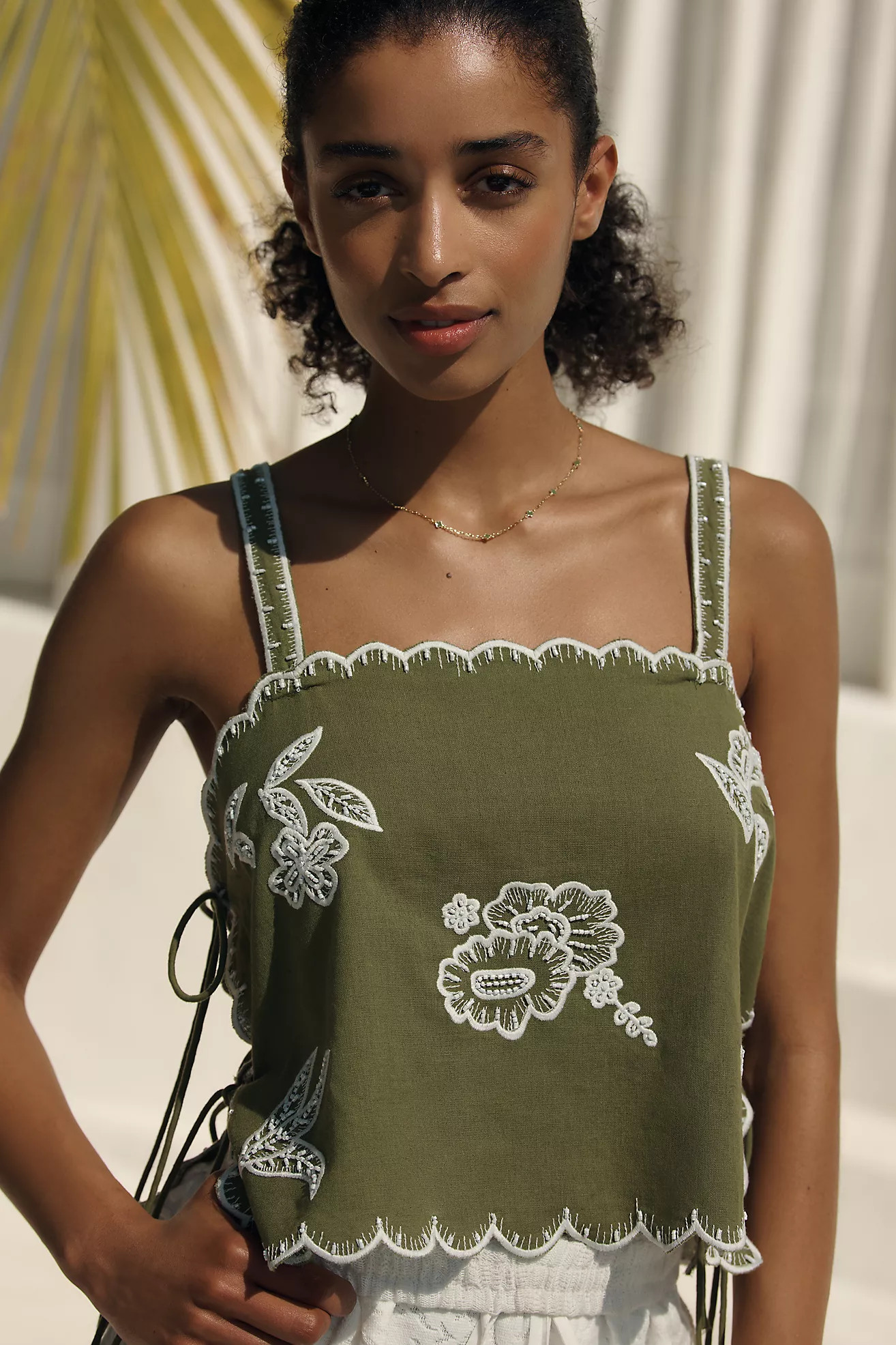 Celandine Beaded Cami | Anthropologie (US)