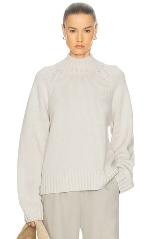 EAVES Cait Sweater in Ivory in Cream | FWRD 