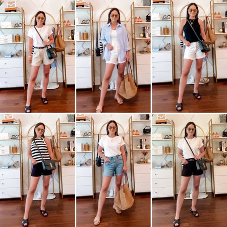 6 summer shorts look for summer - casual summer style - fashion over 40 - summer capsule 

#LTKOver40 #LTKStyleTip #LTKFindsUnder100