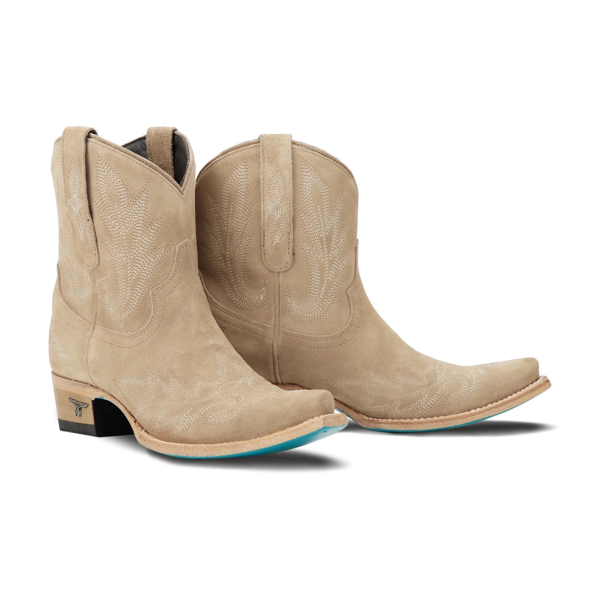 Lexington Bootie - Latte Suede | Lane Boots