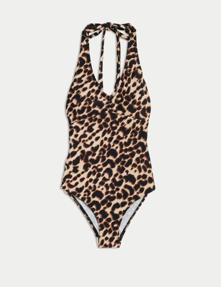 Printed Halterneck Swimsuit | Marks & Spencer (UK)