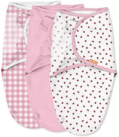 SwaddleMe Original Swaddle – Size Small/Medium, 0-3 Months, 3-Pack (Ladybug Picnic) | Amazon (US)