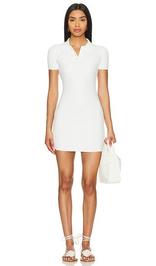 Lovers and Friends Ylenia Polo Dress in White. - size L | Revolve Clothing (Global)