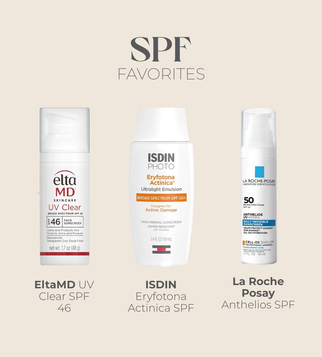 SPF Favorites for building 2026 habits! 🤍✨ 

 